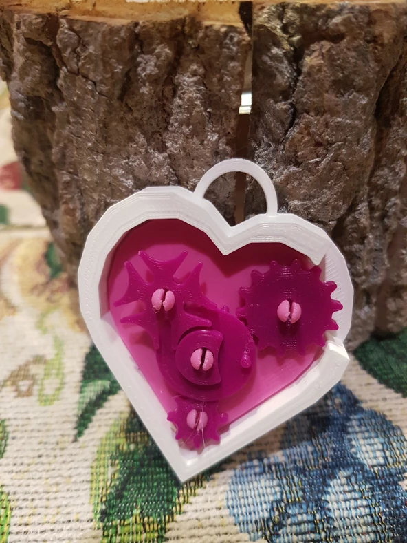 Byr Sevgililer Günü Pimi/Kolye için Çerçeve (Sadece Plastik Aparattır!!!) 3D - Resim 2