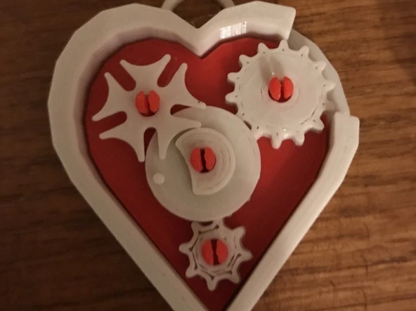 Byr Sevgililer Günü Pimi/Kolye için Çerçeve (Sadece Plastik Aparattır!!!) 3D - Resim 3