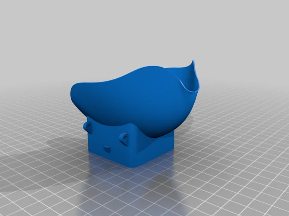 Byr Yeniden Kullanılabilir Yüz Maskesi - Yıkanabilir, Yüz Takma, Değiştirilebilir Hepa Filtre (Sadece Plastik Aparattır!!!) 3D - 4