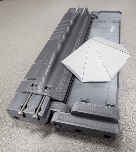 Byr Fender Bender - 3D baskılı kağıt ve pirinç bükme aracı (Sadece Plastik Aparattır!!!) 3D - Resim 4