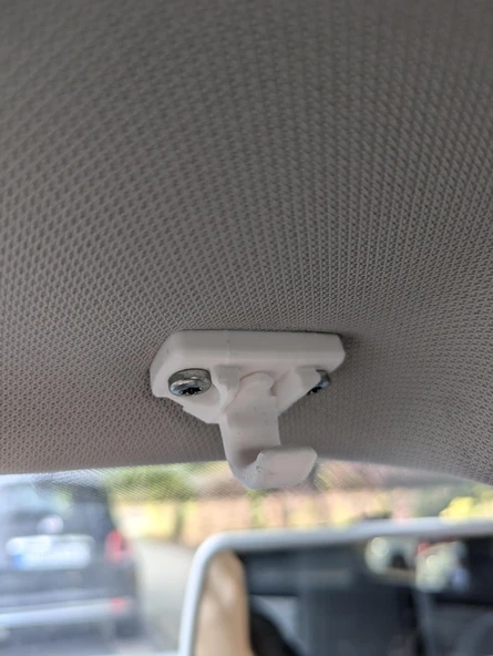 Byr Skoda 2001 Sun Visor Klipsi (Sadece Plastik Aparattır!!!) 3D - Resim 4