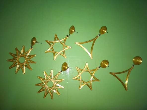 Byr Küpe №6 Hiposikloid (Sadece Plastik Aparattır!!!) 3D - 4