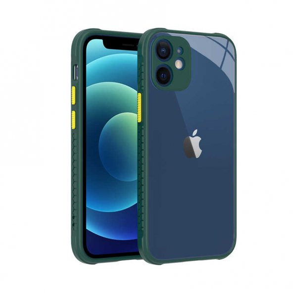 Apple iPhone 12 Mini Kılıf ​​ Kaff Kapak - Resim 3