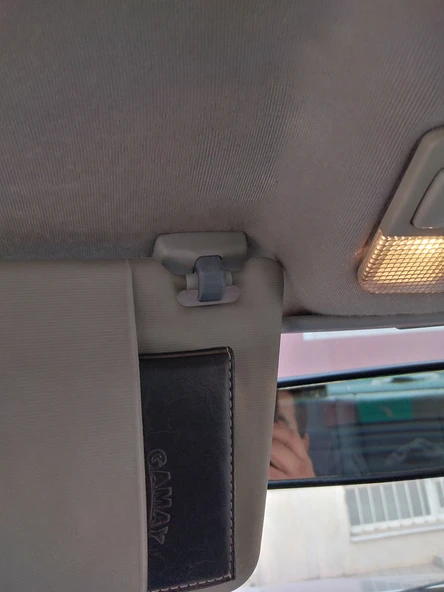 Byr Skoda 2001 Sun Visor Klipsi (Sadece Plastik Aparattır!!!) 3D - Resim 3