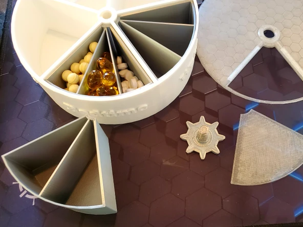 Byr Büyük hap dağıtıcı (Sadece Plastik Aparattır!!!) 3D - Resim 3