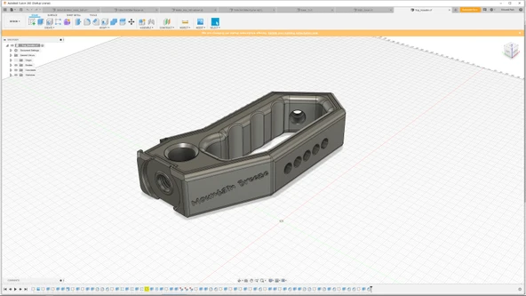 Byr Kamera üst kolu kavrama (Sadece Plastik Aparattır!!!) 3D - 4
