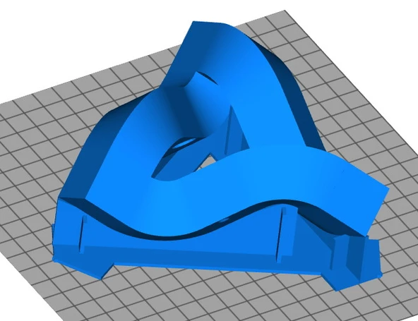 Byr Penrose Üçgen Kolye (1) (Sadece Plastik Aparattır!!!) 3D - 3