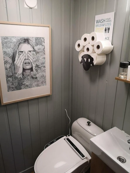 Byr Koyun Tuvalet Rulo Tutucu Takviyeli Yükseltme (Sadece Plastik Aparattır!!!) 3D - Resim 3