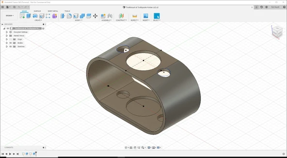 Byr Diş fırçaları ve diş macunu tutucu (Sadece Plastik Aparattır!!!) 3D - 3