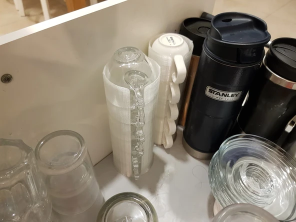 Byr Espresso gözlük tutucu (Sadece Plastik Aparattır!!!) 3D - 2