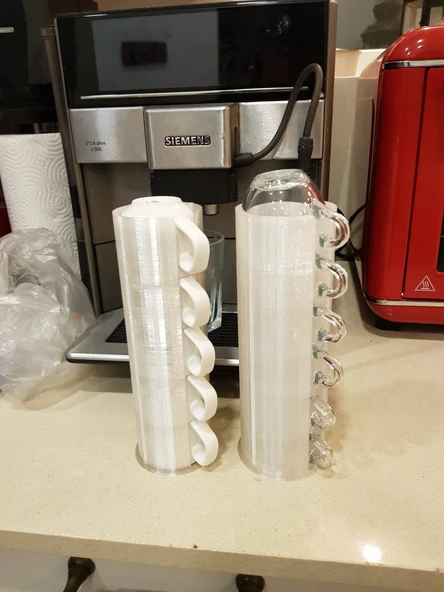 Byr Espresso gözlük tutucu (Sadece Plastik Aparattır!!!) 3D - 3
