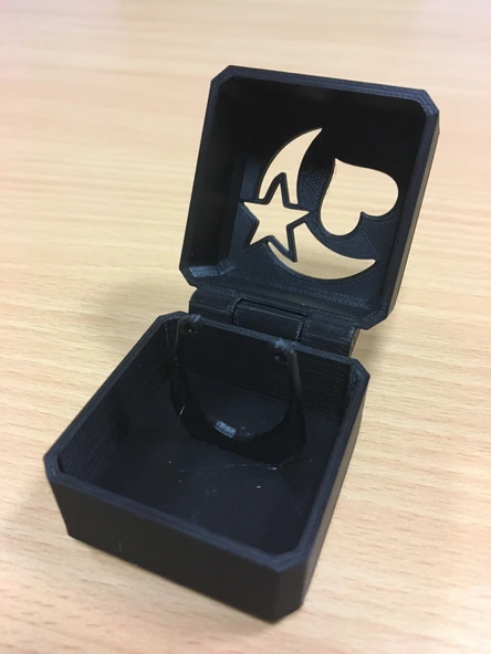 Byr Küpe tutucu ile değiştirilmiş mücevher kutusu (Sadece Plastik Aparattır!!!) 3D - 2