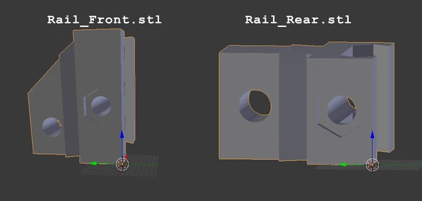 Byr G36 Kapsam kolu - Picatinny Rail Adaptörü (Sadece Plastik Aparattır!!!) 3D - Resim 3