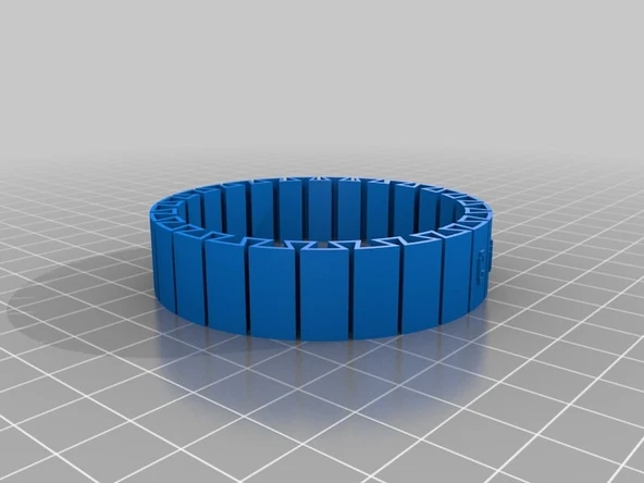 Byr Caitlin Bilezik (Sadece Plastik Aparattır!!!) 3D - 1