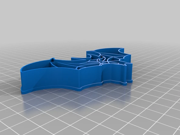 Byr Bloodwars yarasa kurabiye kesici (Sadece Plastik Aparattır!!!) 3D - Resim 4