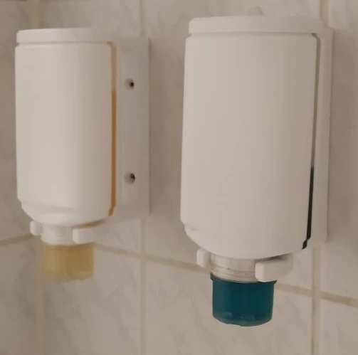 Byr Duş jel dağıtıcı tutucu Aqua Senses (doldurulabilir) (Sadece Plastik Aparattır!!!) 3D - 2