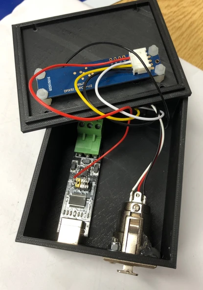 Byr Kablosuz DMX kutusu (Sadece Plastik Aparattır!!!) 3D - Resim 3