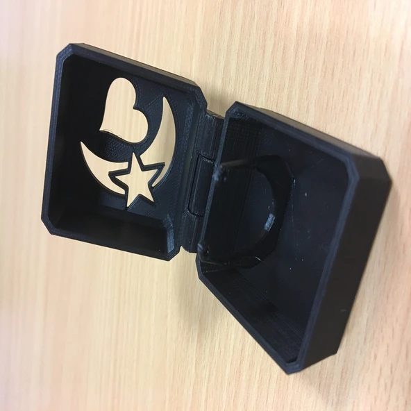 Byr Küpe tutucu ile değiştirilmiş mücevher kutusu (Sadece Plastik Aparattır!!!) 3D