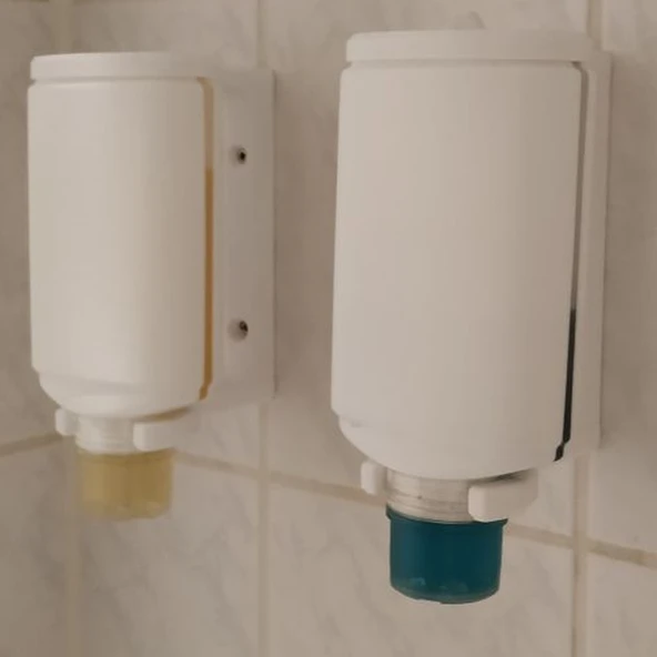 Byr Duş jel dağıtıcı tutucu Aqua Senses (doldurulabilir) (Sadece Plastik Aparattır!!!) 3D