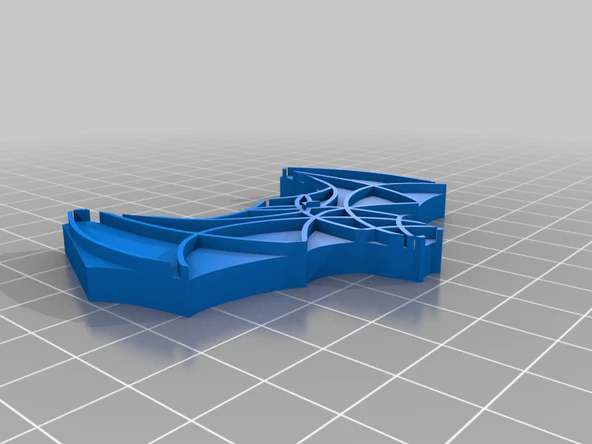 Byr Bloodwars yarasa kurabiye kesici (Sadece Plastik Aparattır!!!) 3D - Resim 2