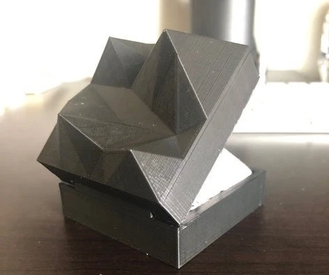 Byr Düşük poli dağ temalı yüzük kutusu (Sadece Plastik Aparattır!!!) 3D - Resim 2