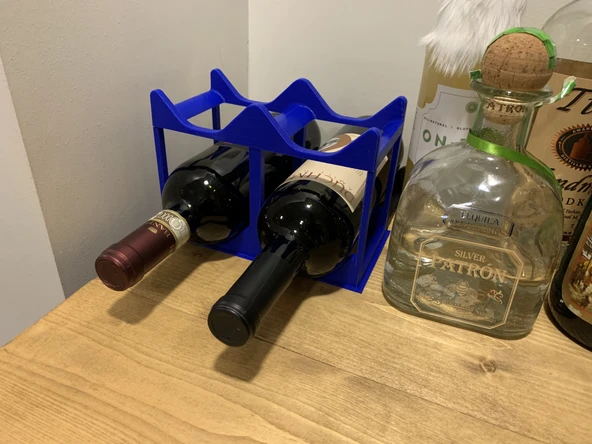 Byr Şarap şişesi rafını istiflemek (Sadece Plastik Aparattır!!!) 3D - 3