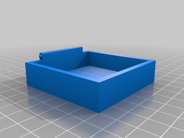 Byr Düşük poli dağ temalı yüzük kutusu (Sadece Plastik Aparattır!!!) 3D - Resim 4