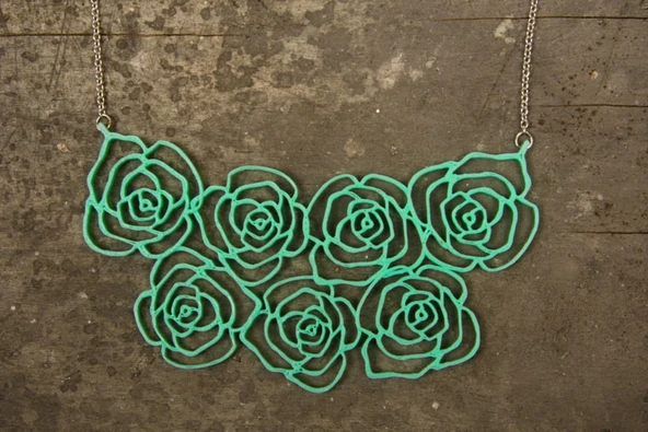 Byr Çiçek kolyesi (Sadece Plastik Aparattır!!!) 3D ürün görseli