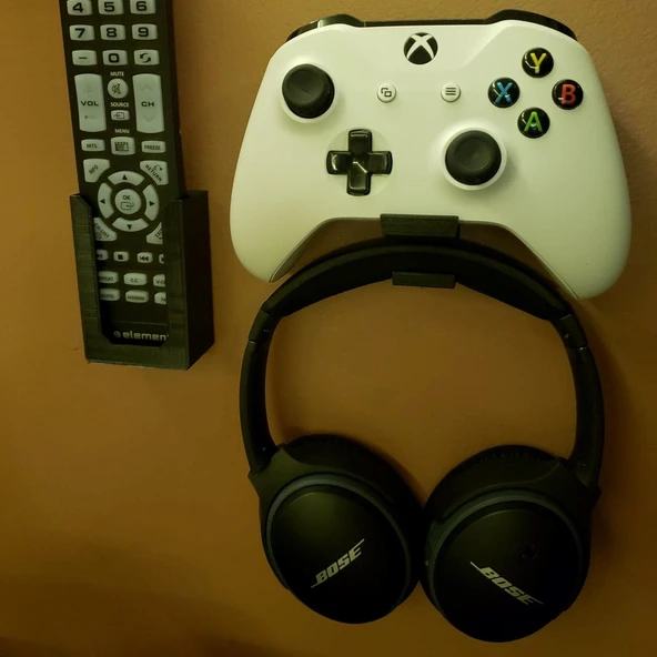 Byr Xbox Kumandası, Kulaklık, Uzaktan Kumanda Tutacağı (Sadece Plastik Aparattır!!!) 3D