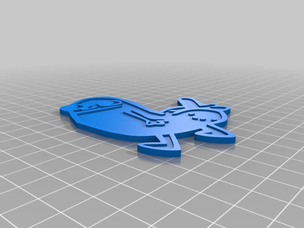 Byr Bickbutt ve kalın popo anahtarı kolye! (Sadece Plastik Aparattır!!!) 3D - Resim 3