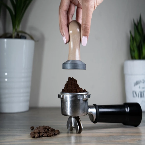 Byr Ahşap Pla Kahve Espresso Kurcalama (Sadece Plastik Aparattır!!!) 3D
