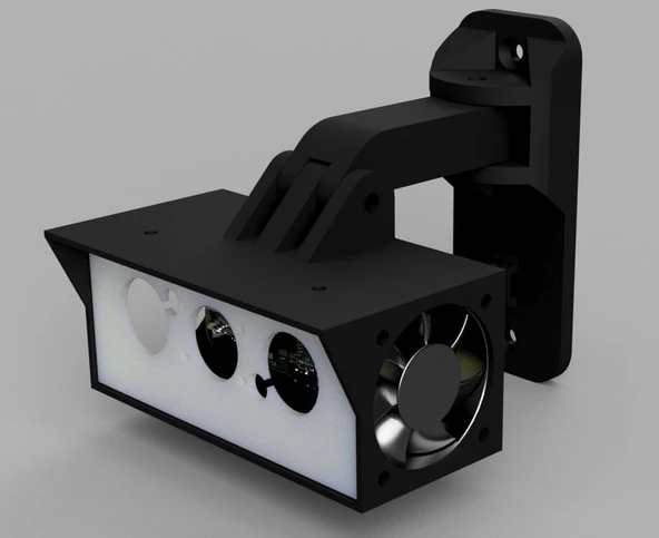 Byr Noir kamera kullanarak Raspberry Pi Zero W güvenlik kamerası. (Sadece Plastik Aparattır!!!) 3D
