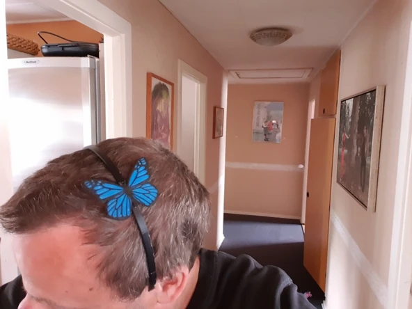 Byr Monarch kelebek saç bandı ve kitap işareti (Sadece Plastik Aparattır!!!) 3D - 3