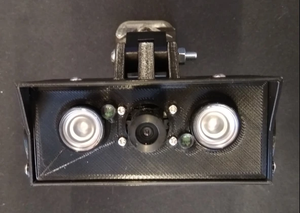 Byr Noir kamera kullanarak Raspberry Pi Zero W güvenlik kamerası. (Sadece Plastik Aparattır!!!) 3D - 3