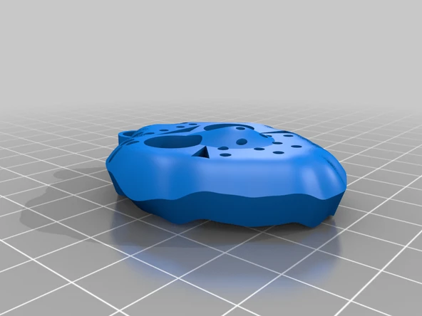 Byr Anahtarlık Cuma 13. Maske (Sadece Plastik Aparattır!!!) 3D - Resim 3