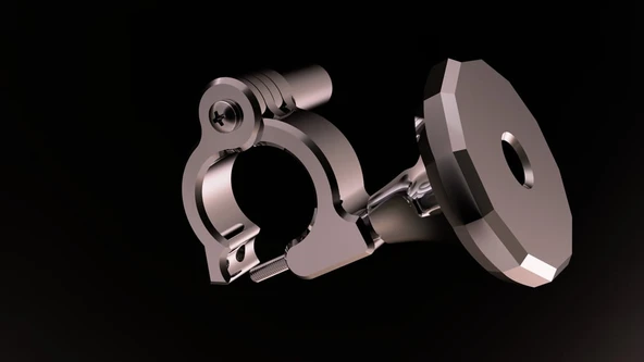 Byr Evrensel Ayarlanabilir Duş Başlığı Tutucu Değiştirme - Duş Braketi (Sadece Plastik Aparattır!!!) 3D ürün görseli