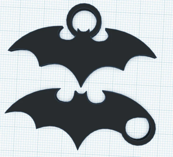 Byr Batman kolye ve anahtarlık (Sadece Plastik Aparattır!!!) 3D - Resim 2