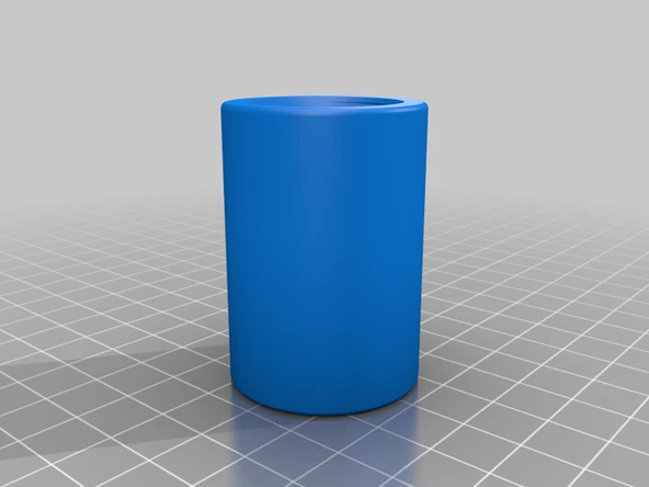 Byr Vitaminleri taşımak için yararlı olan dişli kapaklı silindirik kap (Sadece Plastik Aparattır!!!) 3D - 3