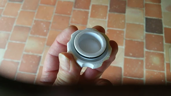 Byr PVC drenaj tüp çapı için hermetik kapak 40 mm (Sadece Plastik Aparattır!!!) 3D - Resim 4