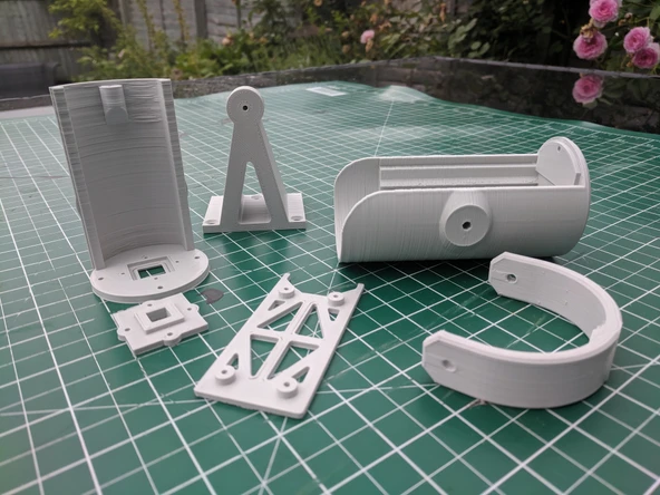 Byr Raspberry Pi Zero W CCTV Kamera Kılıfı (Sadece Plastik Aparattır!!!) 3D - 4