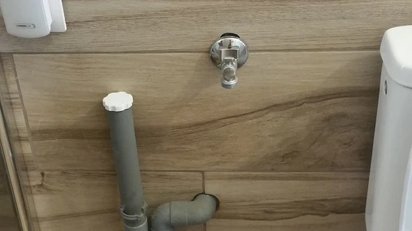 Byr PVC drenaj tüp çapı için hermetik kapak 40 mm (Sadece Plastik Aparattır!!!) 3D - Resim 3