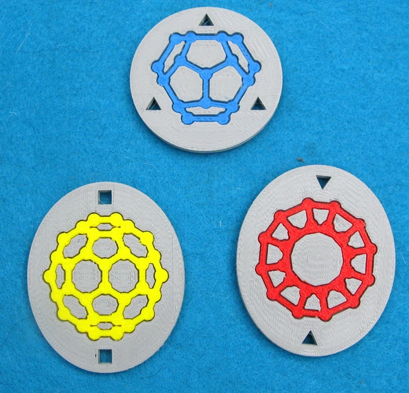 Byr Fullerene kolye (Sadece Plastik Aparattır!!!) 3D