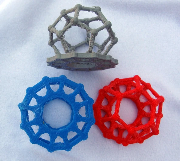 Byr Fullerene kolye (Sadece Plastik Aparattır!!!) 3D - 4
