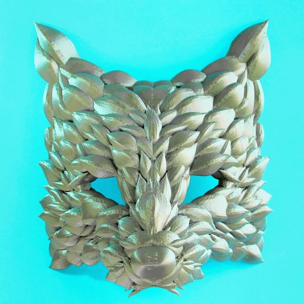 Byr Poly Fox Maskesi (Sadece Plastik Aparattır!!!) 3D - 2