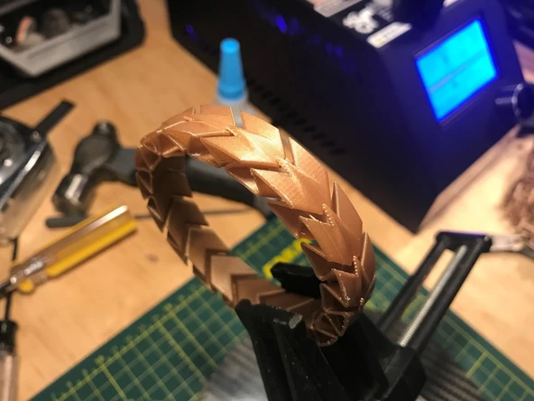 Byr Ejderha Ölçeği Bilezik (Sadece Plastik Aparattır!!!) 3D - 1