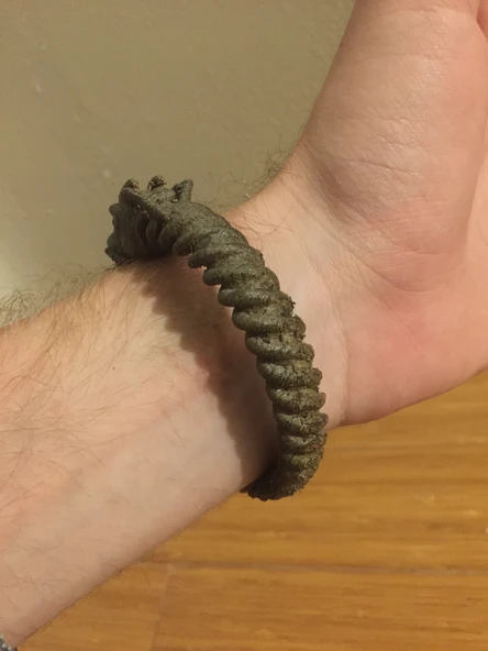 Byr Viking Dragon Bilezik (Sadece Plastik Aparattır!!!) 3D - Resim 4