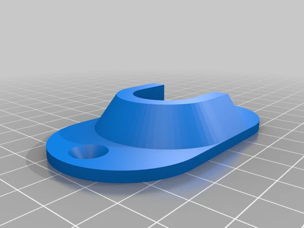 Byr Takılabilir IKEA dolap çubuğu tutucu (Sadece Plastik Aparattır!!!) 3D - 2