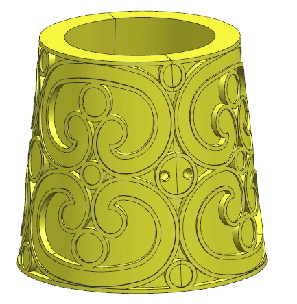 Byr Dekoratif bilek manşetleri (Sadece Plastik Aparattır!!!) 3D - 2