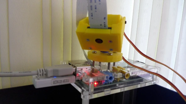 Byr Süper ultra kompakt tava eğik kamera montajı - v1 (Sadece Plastik Aparattır!!!) 3D