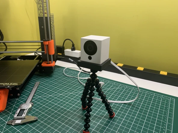 Byr Wyze Cam Tripod Montaj Plakası (Sadece Plastik Aparattır!!!) 3D - 4